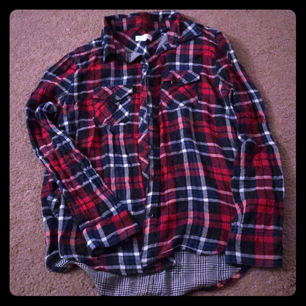 Fall Plaid Button Up